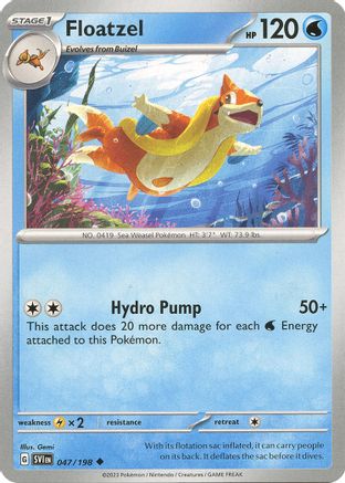 Floatzel - 047/198 47 - SV01 Scarlet & Violet Base Set - Premium Pokemon Single from Nintendo - Just $0.25! Shop now at Game Crave Tournament Store