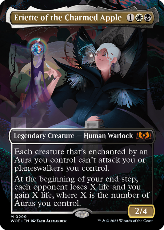 Eriette of the Charmed Apple (WOE-299) - Wilds of Eldraine (Borderless) - Premium MTG Single from Wizards of the Coast - Just $0.16! Shop now at Game Crave Tournament Store