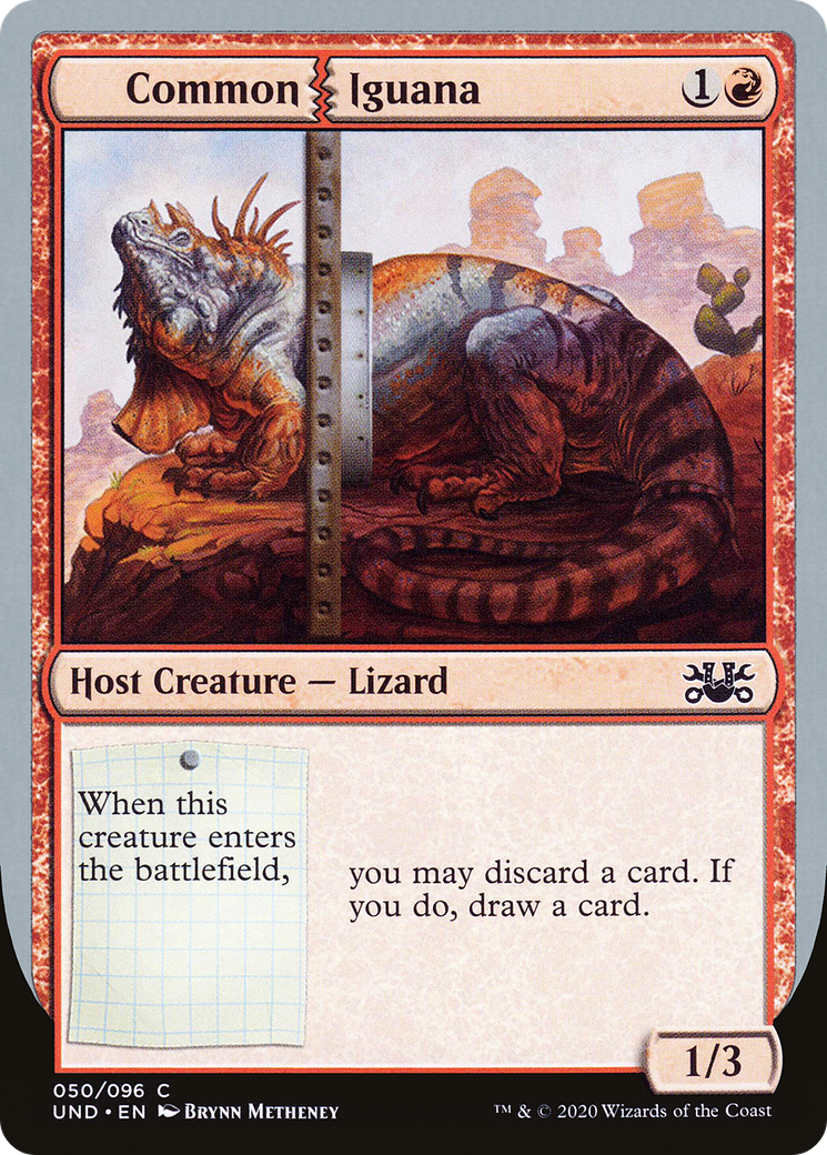 Common Iguana (UND-050) - Unsanctioned - Premium MTG Single from Wizards of the Coast - Just $0.08! Shop now at Game Crave Tournament Store
