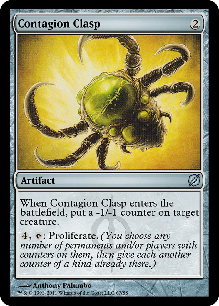 Contagion Clasp (TD2-067) - Duel Decks: Mirrodin Pure vs. New Phyrexia - Premium MTG Single from Wizards of the Coast - Just $0! Shop now at Game Crave Tournament Store