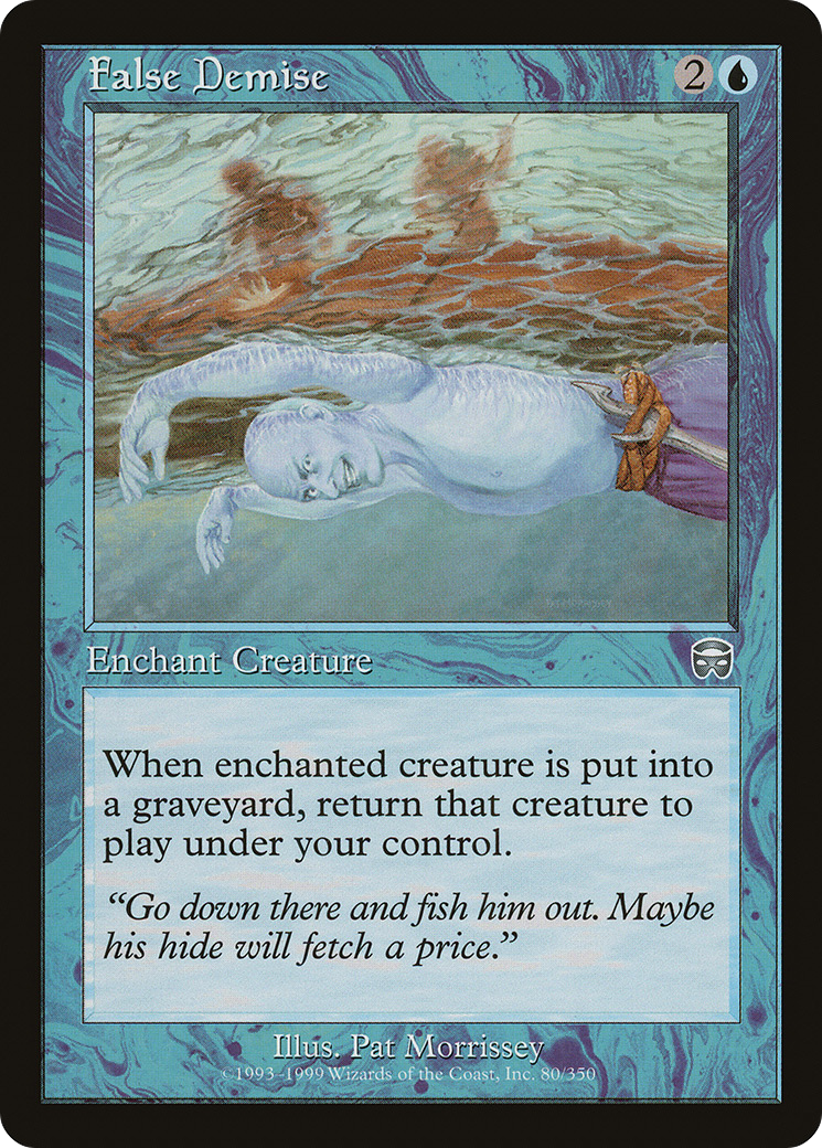 False Demise (MMQ-080) - Mercadian Masques - Premium MTG Single from Wizards of the Coast - Just $0.08! Shop now at Game Crave Tournament Store