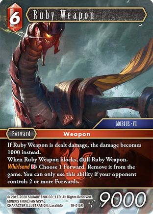 Ruby Weapon (FROM NIGHTMARES) Foil - Premium Final Fantasy Single from From Nightmares - Just $0.57! Shop now at Game Crave Tournament Store