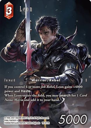 Leon (Full Art) (FROM NIGHTMARES) Foil - Premium Final Fantasy Single from From Nightmares - Just $3.43! Shop now at Game Crave Tournament Store