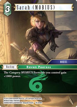 Sarah (MOBIUS) (19-044R) (FROM NIGHTMARES) Foil - Premium Final Fantasy Single from From Nightmares - Just $0.65! Shop now at Game Crave Tournament Store