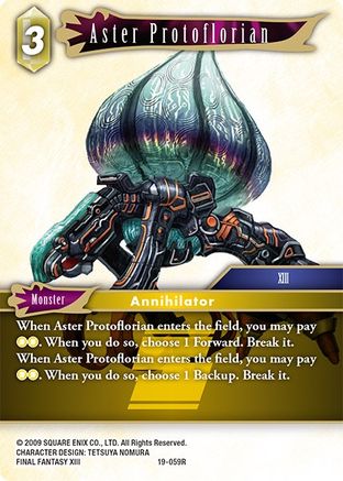 Aster Protoflorian (FROM NIGHTMARES) Foil - Premium Final Fantasy Single from From Nightmares - Just $0.33! Shop now at Game Crave Tournament Store