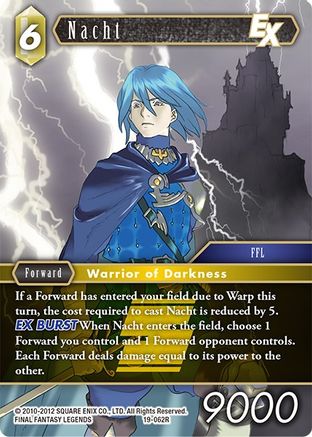 Nacht EX (FROM NIGHTMARES) Foil - Premium Final Fantasy Single from From Nightmares - Just $0.39! Shop now at Game Crave Tournament Store