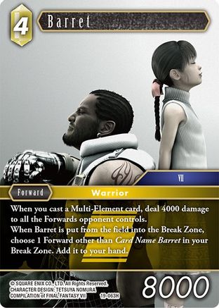 Barret (FROM NIGHTMARES) Foil - Premium Final Fantasy Single from From Nightmares - Just $0.48! Shop now at Game Crave Tournament Store