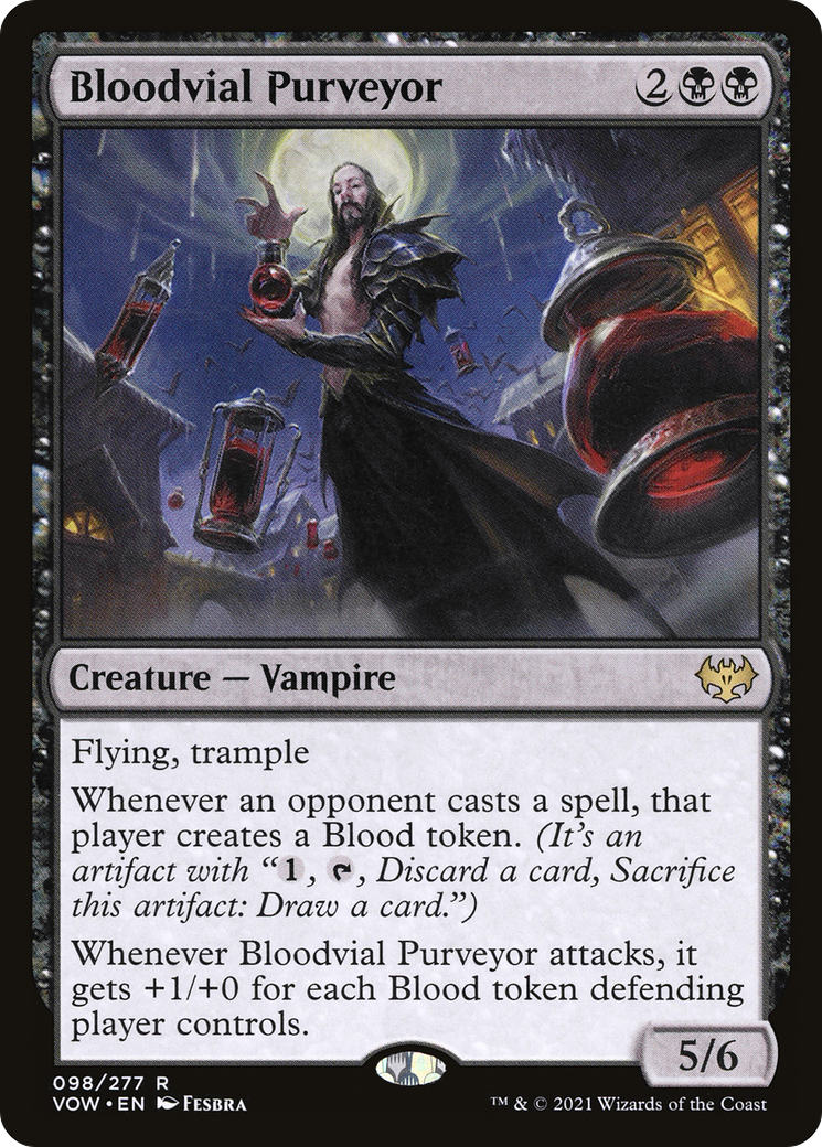 Bloodvial Purveyor (VOW-098) - Innistrad: Crimson Vow Foil - Premium MTG Single from Wizards of the Coast - Just $0.08! Shop now at Game Crave Tournament Store