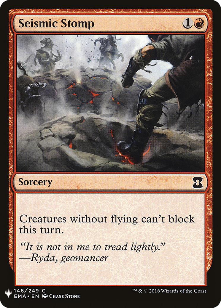 Seismic Stomp (MB1-1054) - Mystery Booster - Premium MTG Single from Wizards of the Coast - Just $0.08! Shop now at Game Crave Tournament Store