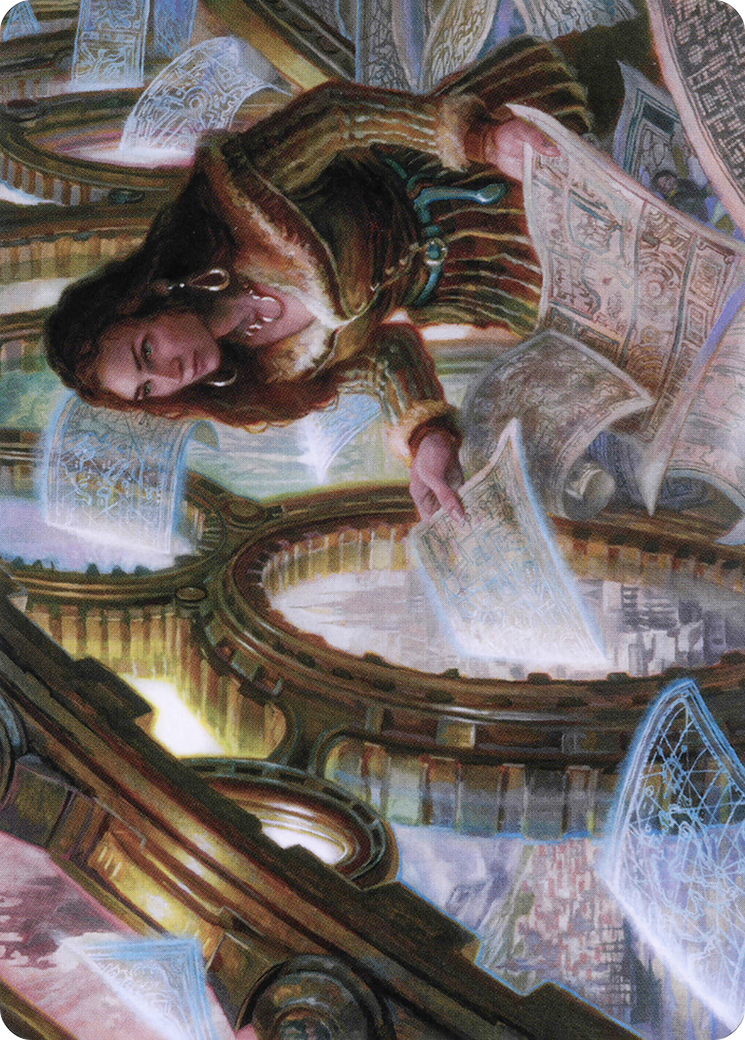 Cartographer's Survey // Cartographer's Survey (AVOW-051) - Crimson Vow Art Series (Borderless) Foil - Premium MTG Single from Wizards of the Coast - Just $0! Shop now at Game Crave Tournament Store