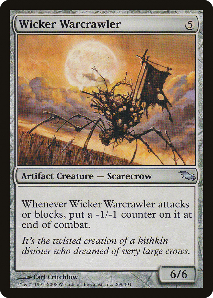 Wicker Warcrawler (SHM-269) - Shadowmoor - Premium MTG Single from Wizards of the Coast - Just $0.09! Shop now at Game Crave Tournament Store