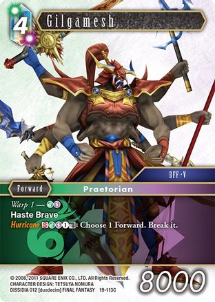 Gilgamesh (FROM NIGHTMARES) - Premium Final Fantasy Single from From Nightmares - Just $0.25! Shop now at Game Crave Tournament Store