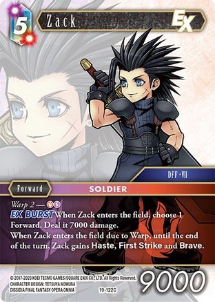 Zack EX (FROM NIGHTMARES) Foil - Premium Final Fantasy Single from From Nightmares - Just $0.46! Shop now at Game Crave Tournament Store