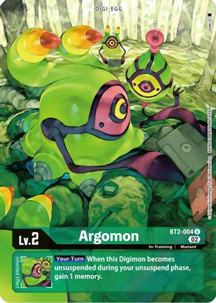 Argomon - BT2-004 (Alternate Art) (BT2-004) - Starter Deck 14: Beelzemon Advanced Deck Set Foil - Premium Digimon Single from Bandai - Just $0.44! Shop now at Game Crave Tournament Store