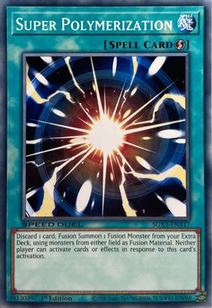 Super Polymerization (SGX3-ENA17) - Speed Duel GX: Duelists of Shadows 1st Edition - Premium Yugioh Single from Konami - Just $2.29! Shop now at Game Crave Tournament Store