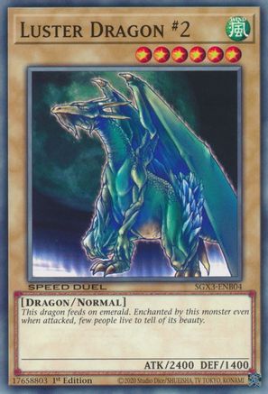 Luster Dragon #2 (SGX3-ENB04) - Speed Duel GX: Duelists of Shadows 1st Edition - Premium Yugioh Single from Konami - Just $0.25! Shop now at Game Crave Tournament Store