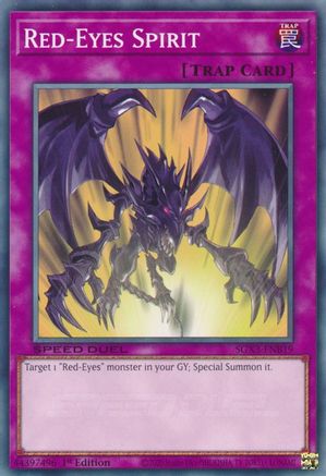 Red-Eyes Spirit (SGX3-ENB19) - Speed Duel GX: Duelists of Shadows 1st Edition - Premium Yugioh Single from Konami - Just $0.26! Shop now at Game Crave Tournament Store