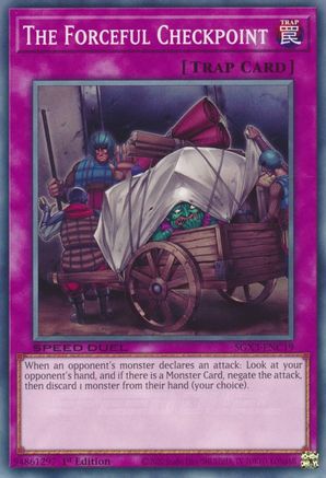 The Forceful Checkpoint (SGX3-ENC19) - Speed Duel GX: Duelists of Shadows 1st Edition - Premium Yugioh Single from Konami - Just $0.25! Shop now at Game Crave Tournament Store