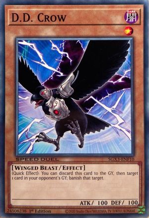 D.D. Crow (SGX3-ENF10) - Speed Duel GX: Duelists of Shadows 1st Edition - Premium Yugioh Single from Konami - Just $0.41! Shop now at Game Crave Tournament Store