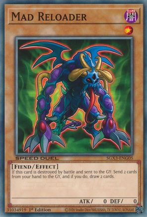 Mad Reloader (SGX3-ENG05) - Speed Duel GX: Duelists of Shadows 1st Edition - Premium Yugioh Single from Konami - Just $0.25! Shop now at Game Crave Tournament Store