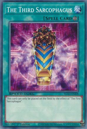 Game Crave Tournament Store - The Third Sarcophagus (SGX3-ENI08) - Speed Duel GX: Duelists of Shadows 1st Edition Game Crave Tournament Store - The Third Sarcophagus (SGX3-ENI08) - Speed Duel GX: Duelists of Shadows 1st Edition