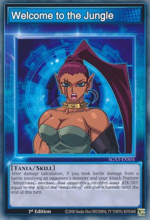 Welcome to the Jungle (SGX3-ENS04) - Speed Duel GX: Duelists of Shadows 1st Edition - Premium Yugioh Single from Konami - Just $0.25! Shop now at Game Crave Tournament Store