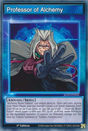 Professor of Alchemy (SGX3-ENS06) - Speed Duel GX: Duelists of Shadows 1st Edition - Premium Yugioh Single from Konami - Just $0.26! Shop now at Game Crave Tournament Store