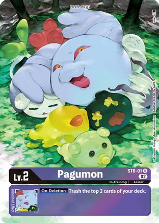 Pagumon (Alternate Art) (ST6-01) - Starter Deck 14: Beelzemon Advanced Deck Set Foil - Premium Digimon Single from Bandai - Just $0.25! Shop now at Game Crave Tournament Store
