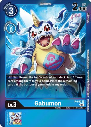 Gabumon (Event Pack 4) (P-042) - Digimon Promotion Cards Foil - Premium Digimon Single from Bandai - Just $0.56! Shop now at Game Crave Tournament Store