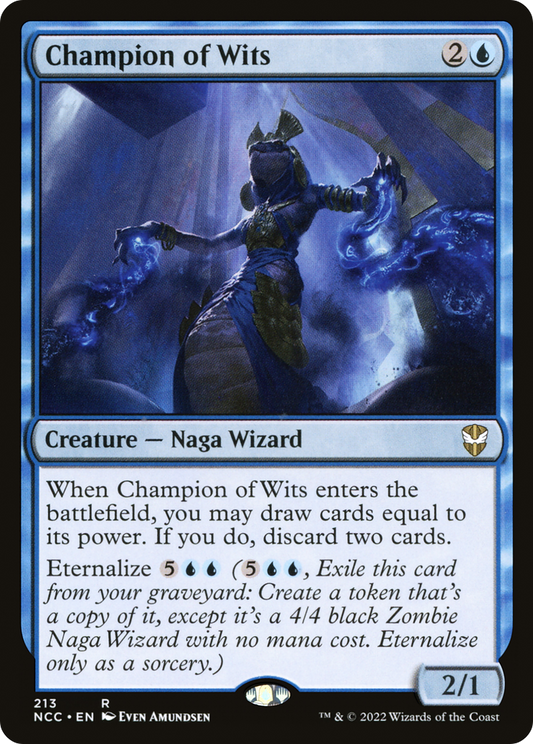 Champion of Wits (NCC-213) - New Capenna Commander - Premium MTG Single from Wizards of the Coast - Just $0.08! Shop now at Game Crave Tournament Store
