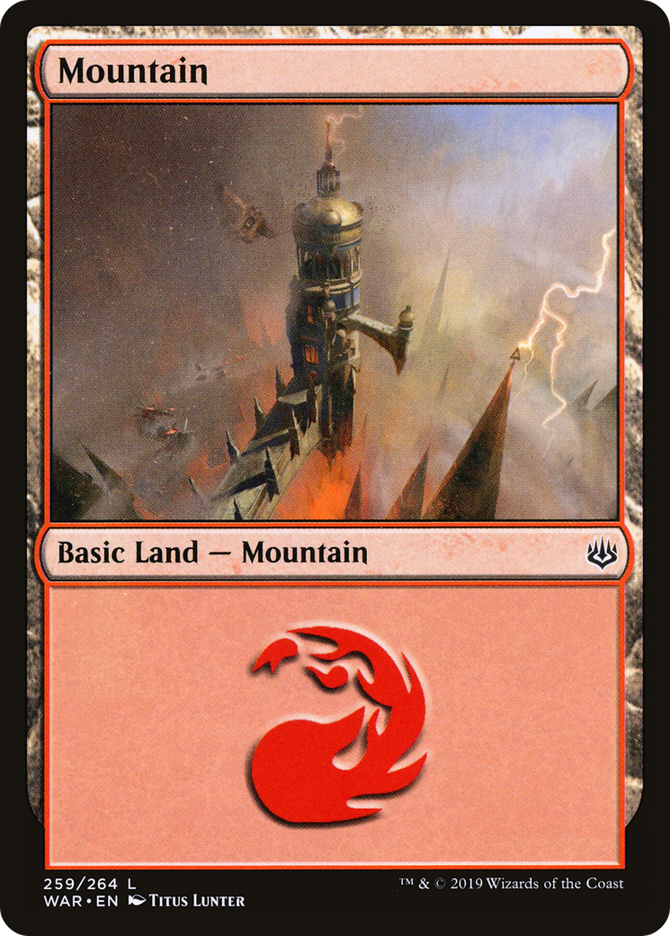 Mountain (WAR-259) - War of the Spark - Premium MTG Single from Wizards of the Coast - Just $0.08! Shop now at Game Crave Tournament Store
