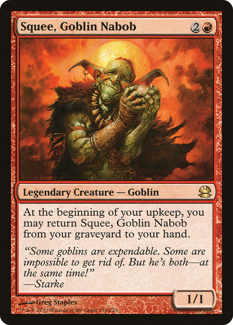 Squee, Goblin Nabob (MMA-130) - Modern Masters - Premium MTG Single from Wizards of the Coast - Just $0.36! Shop now at Game Crave Tournament Store