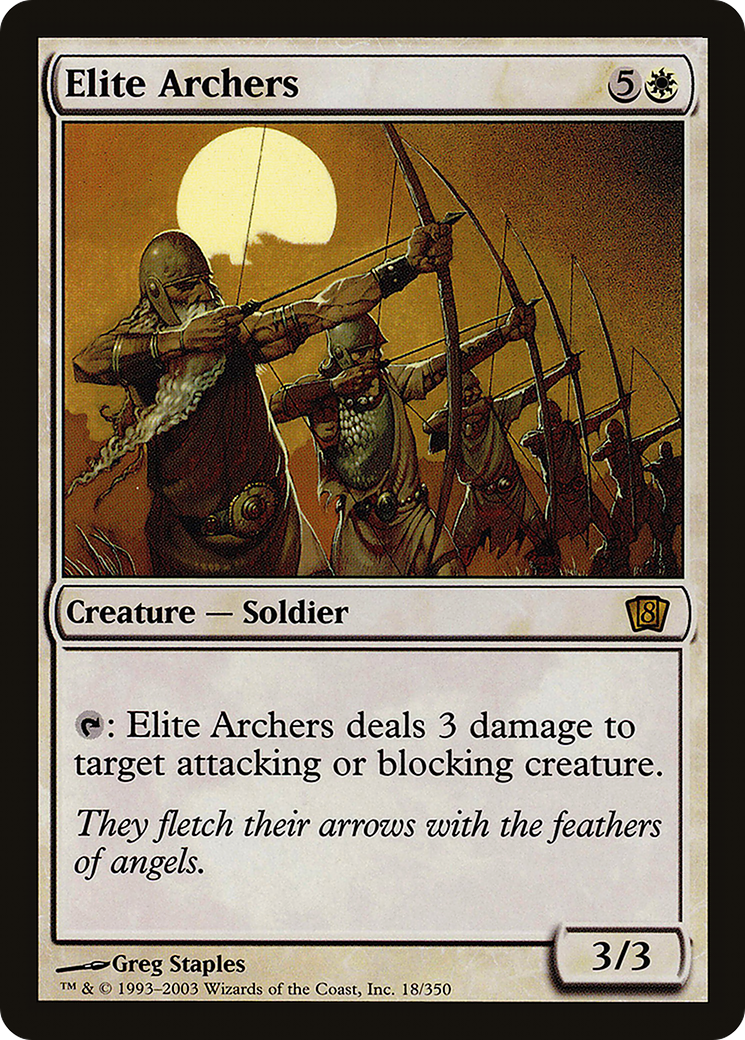 Elite Archers (8ED-18★) - Eighth Edition Foil - Premium MTG Single from Wizards of the Coast - Just $0.22! Shop now at Game Crave Tournament Store