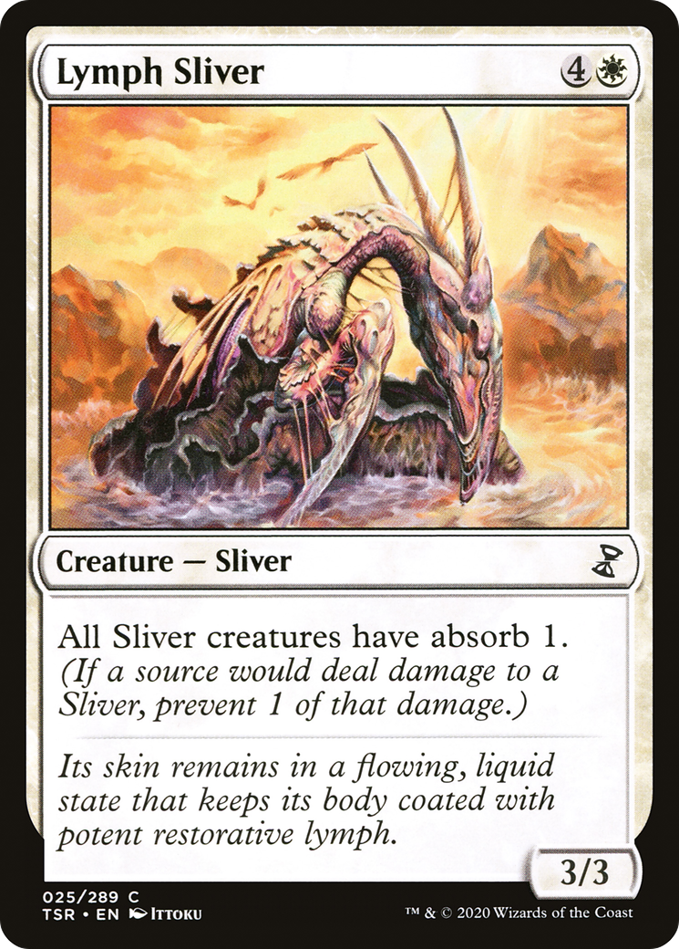 Lymph Sliver (TSR-025) - Time Spiral Remastered Foil - Premium MTG Single from Wizards of the Coast - Just $0.30! Shop now at Game Crave Tournament Store