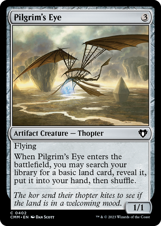 Pilgrim's Eye (CMM-402) - Commander Masters - Premium MTG Single from Wizards of the Coast - Just $0.08! Shop now at Game Crave Tournament Store