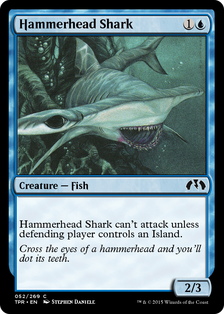 Hammerhead Shark (TPR-052) - Tempest Remastered - Premium MTG Single from Wizards of the Coast - Just $0! Shop now at Game Crave Tournament Store
