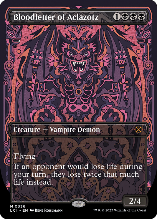 Bloodletter of Aclazotz (LCI-336) - The Lost Caverns of Ixalan: (borderless) Foil - Premium MTG Single from Wizards of the Coast - Just $8.64! Shop now at Game Crave Tournament Store