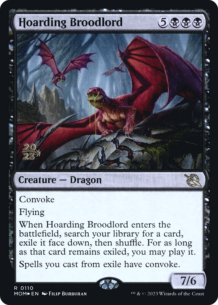 Hoarding Broodlord (PMOM-110S) - March of the Machine Promos Foil - Premium MTG Single from Wizards of the Coast - Just $1.22! Shop now at Game Crave Tournament Store