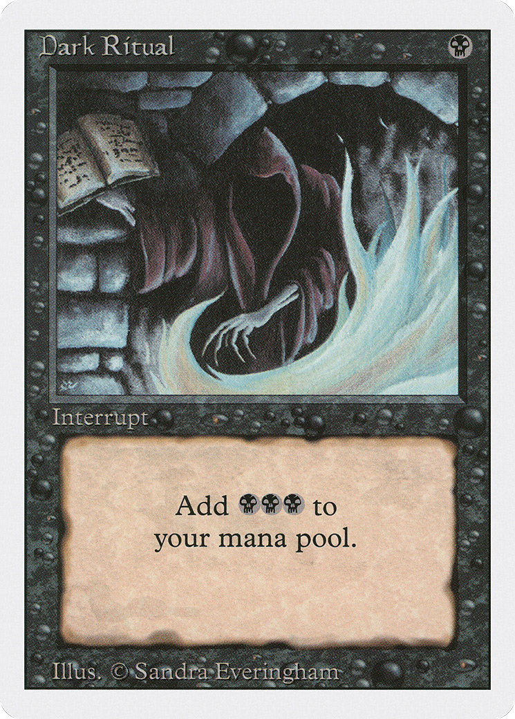 Dark Ritual (3ED-099) - Revised Edition - Premium MTG Single from Wizards of the Coast - Just $0.64! Shop now at Game Crave Tournament Store