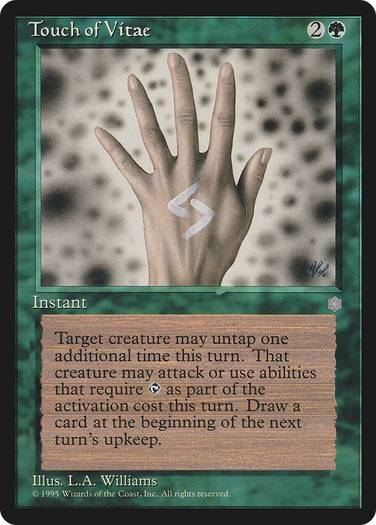 Touch of Vitae (ICE-271) - Ice Age - Premium MTG Single from Wizards of the Coast - Just $0.08! Shop now at Game Crave Tournament Store