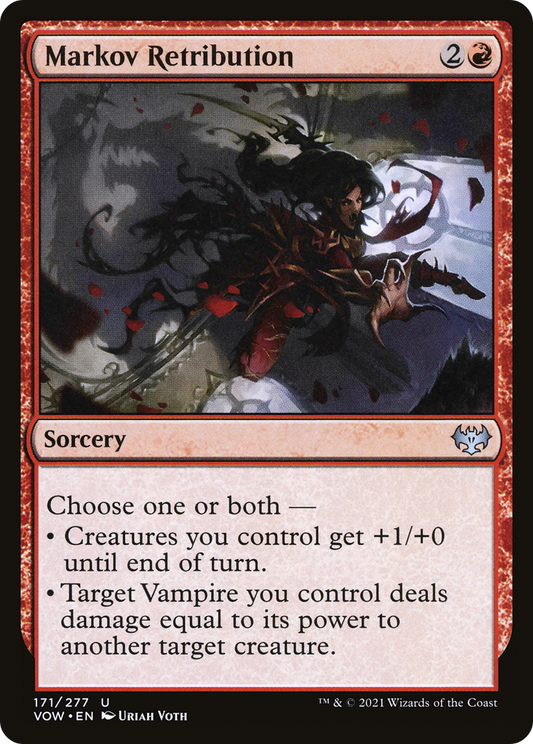 Markov Retribution (VOW-171) - Innistrad: Crimson Vow - Premium MTG Single from Wizards of the Coast - Just $0.08! Shop now at Game Crave Tournament Store