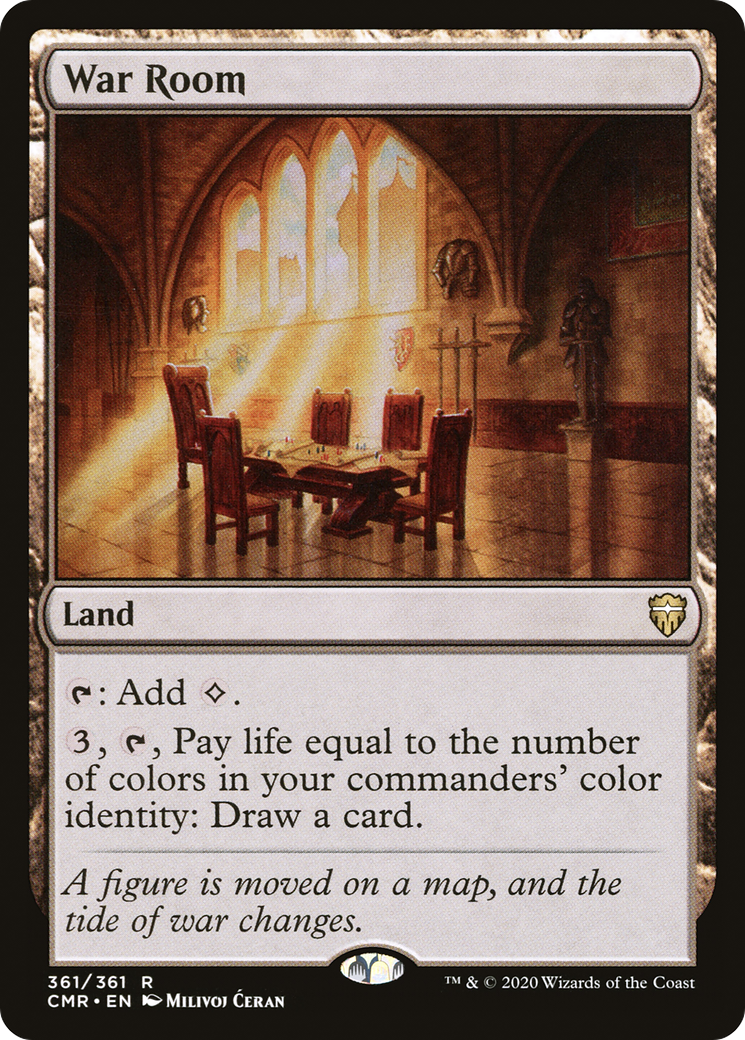 War Room (CMR-361) - Commander Legends Foil - Premium MTG Single from Wizards of the Coast - Just $0.82! Shop now at Game Crave Tournament Store