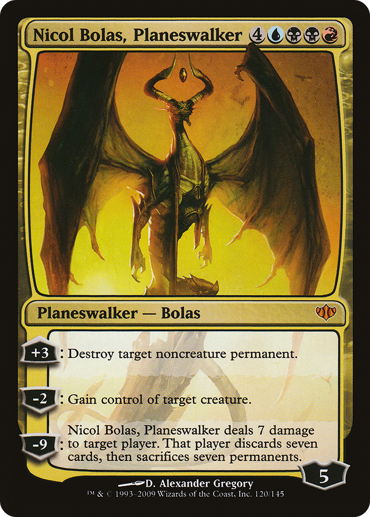 Nicol Bolas, Planeswalker (CON-120) - Conflux - Premium MTG Single from Wizards of the Coast - Just $3.67! Shop now at Game Crave Tournament Store