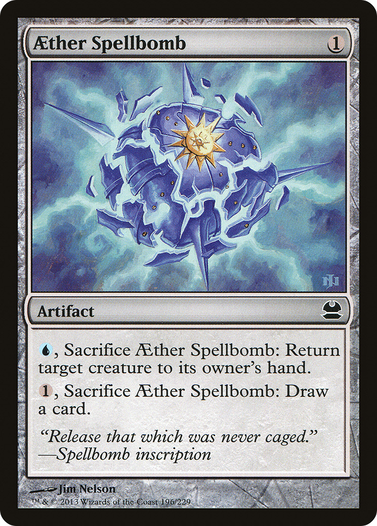 Aether Spellbomb (MMA-196) - Modern Masters - Premium MTG Single from Wizards of the Coast - Just $0.08! Shop now at Game Crave Tournament Store