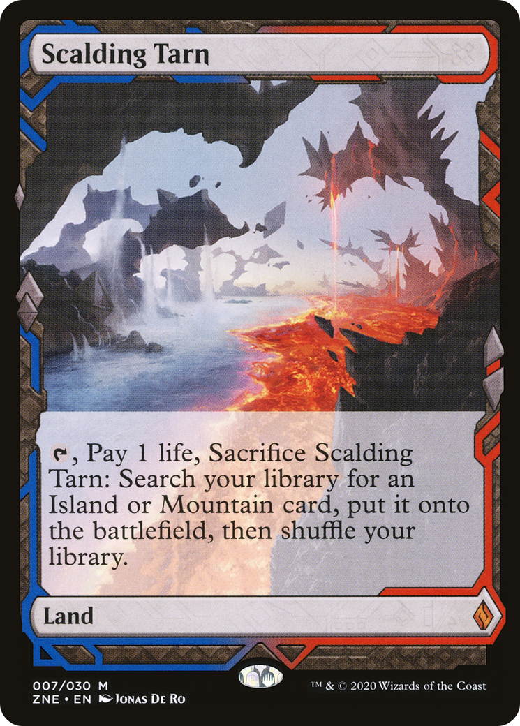 Scalding Tarn (ZNE-007) - Zendikar Rising Expeditions Foil - Premium MTG Single from Wizards of the Coast - Just $12.25! Shop now at Game Crave Tournament Store