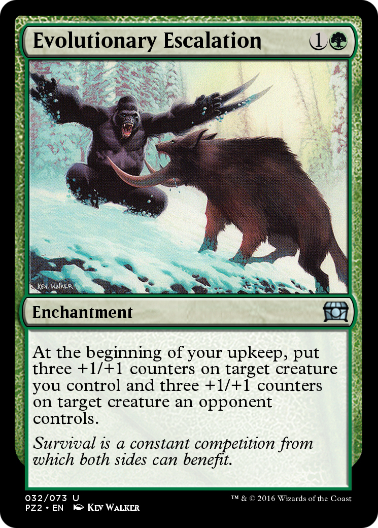 Evolutionary Escalation (PZ2-032) - Treasure Chest - Premium MTG Single from Wizards of the Coast - Just $0! Shop now at Game Crave Tournament Store
