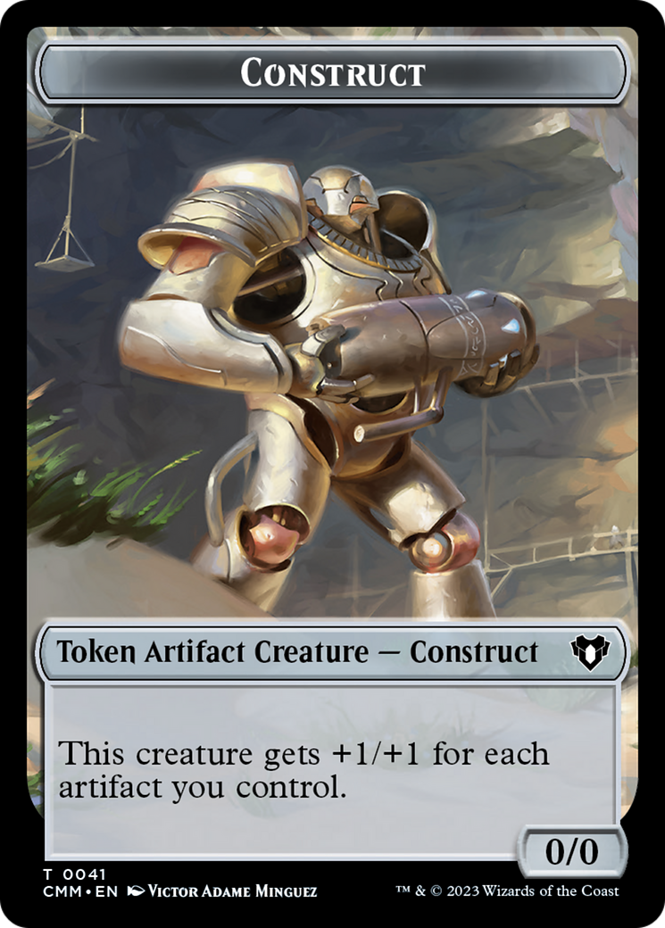 Construct (TCMM-041) - Commander Masters Tokens Foil - Premium MTG Single from Wizards of the Coast - Just $0! Shop now at Game Crave Tournament Store