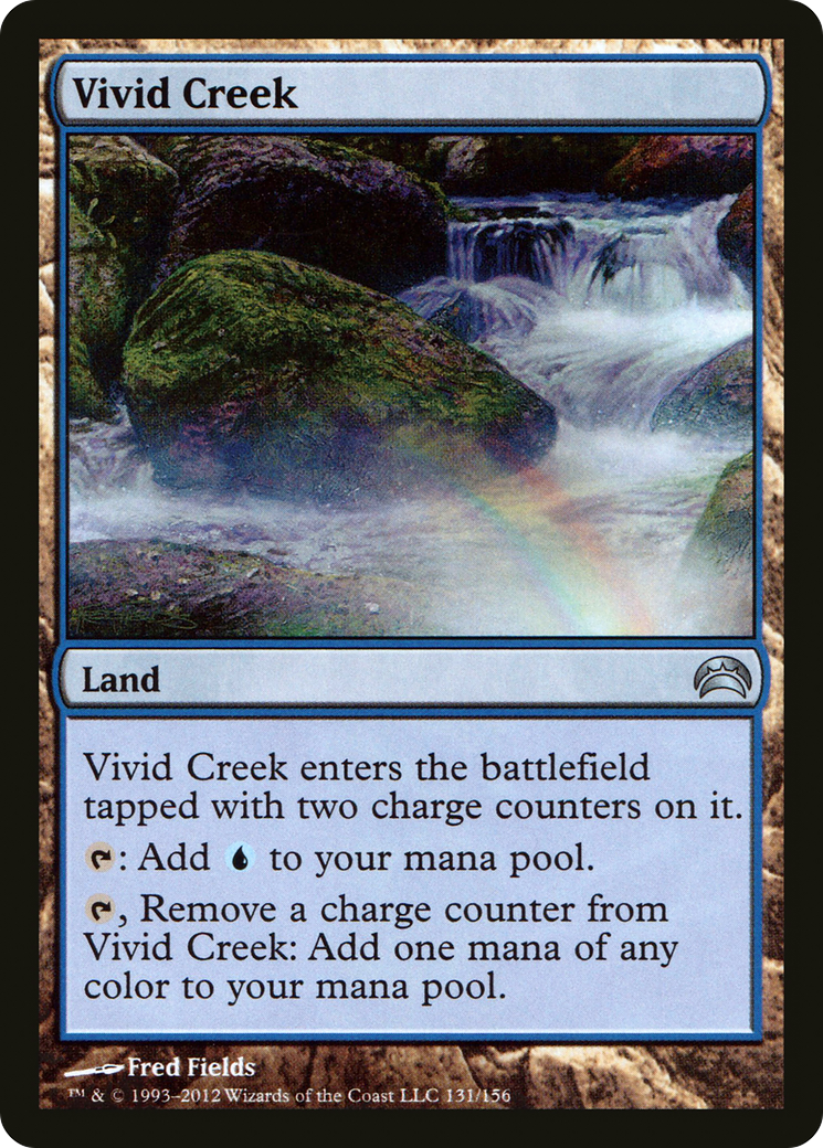 Vivid Creek (PC2-131) - Planechase 2012 - Premium MTG Single from Wizards of the Coast - Just $0.08! Shop now at Game Crave Tournament Store
