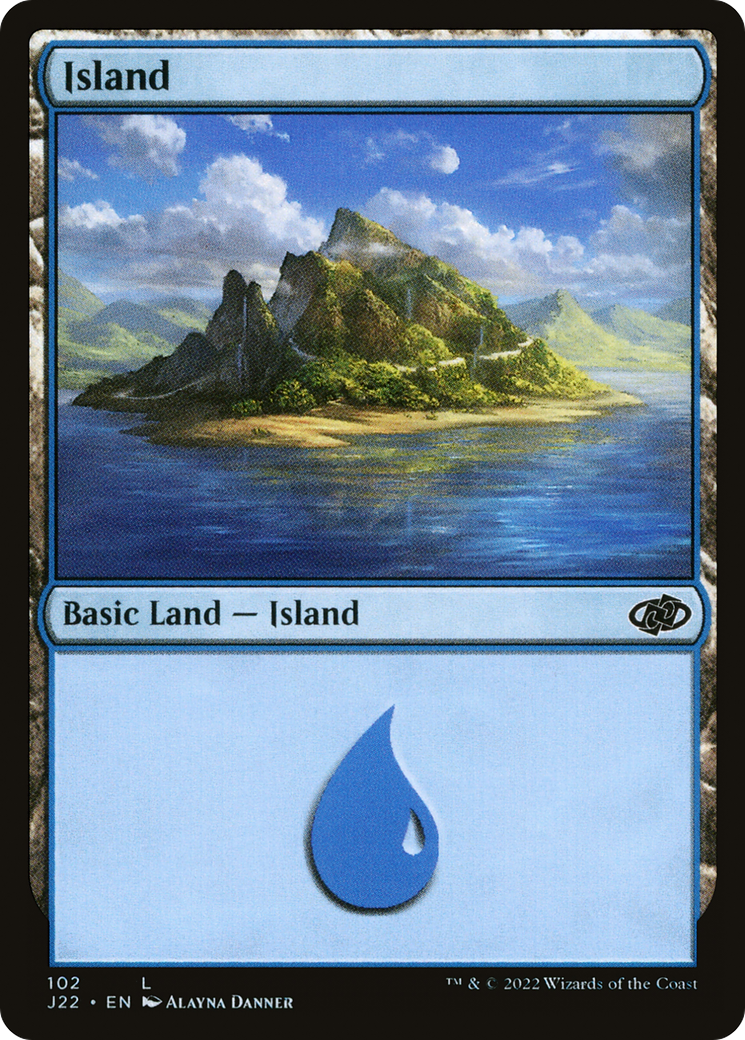 Island (J22-102) - Jumpstart 2022 - Premium MTG Single from Wizards of the Coast - Just $0.08! Shop now at Game Crave Tournament Store