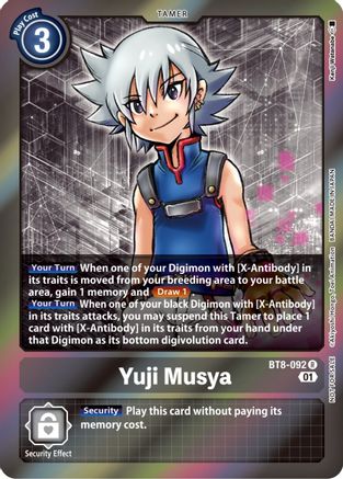 Yuji Musya (Event Pack 4) (BT8-092) - New Awakening Foil - Premium Digimon Single from Bandai - Just $5.53! Shop now at Game Crave Tournament Store